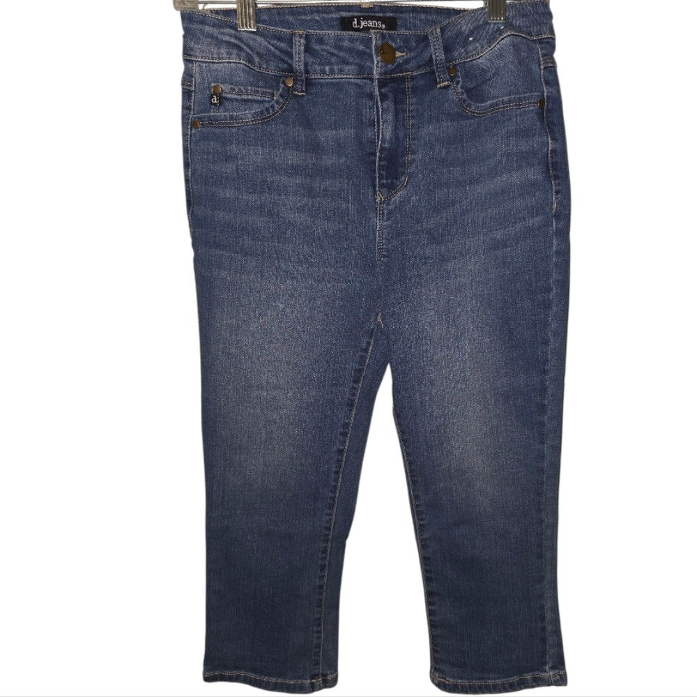 d. jeans Women's Cropped Blue Jeans
